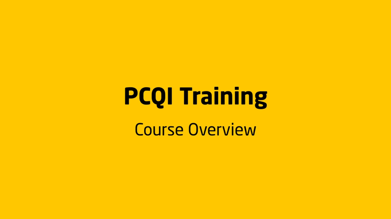 PCQI - Course Training Overview Video